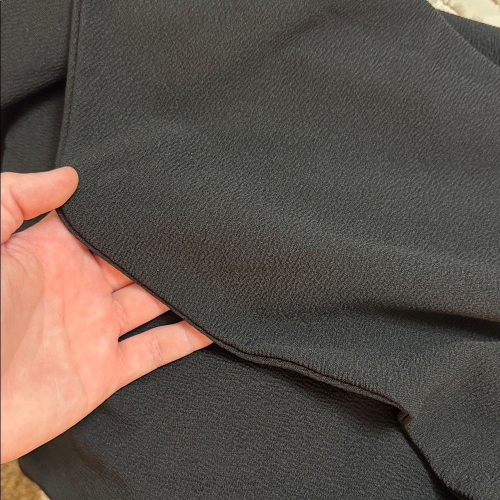 Black Asymmetrical Tunic Top - Picture 6 of 6